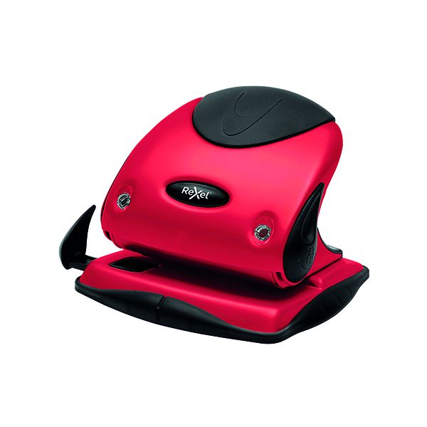 Rexel P225 Hole Punch Red image