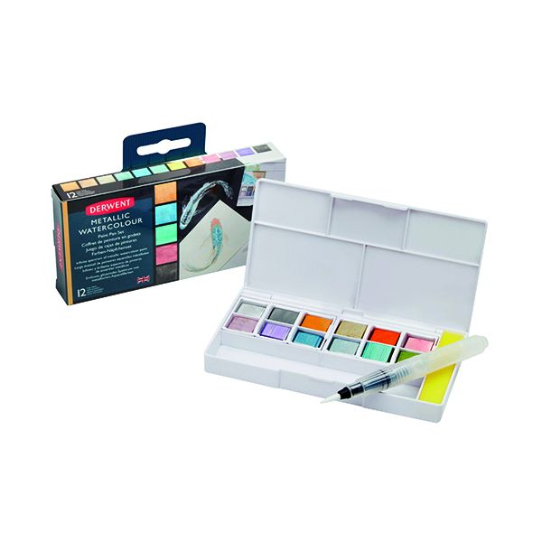 Derwent Inktense Met Paint Travl Set image