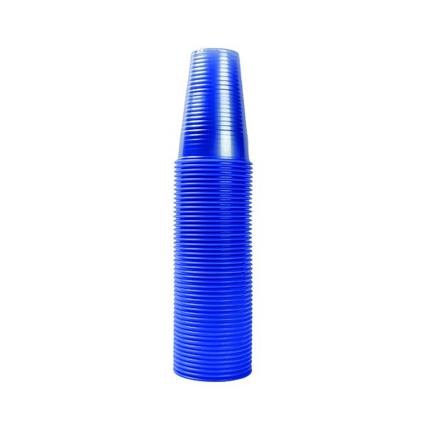 Mycafe Plastic Cups 7Oz Blue Pk1000 image