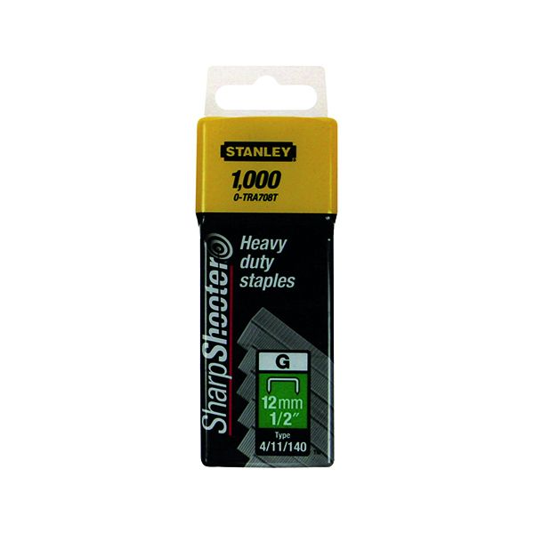 Stanley 12Mm Staples Pk1000 image