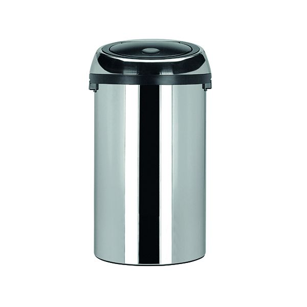 Chrome 50L Touch Top Bin 311734 image