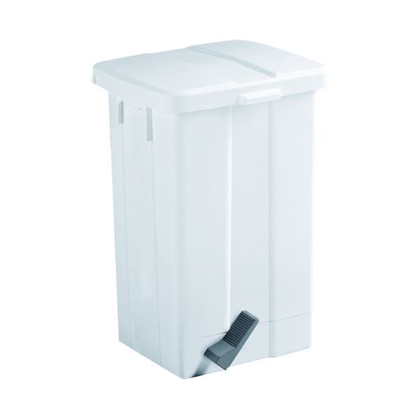 White 50 Litre Pedal Bin 312252 image