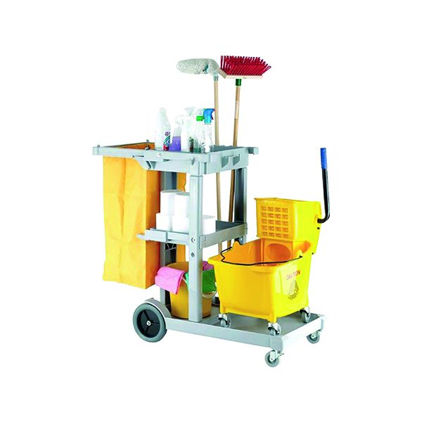 Janitorial Trolley Grey image