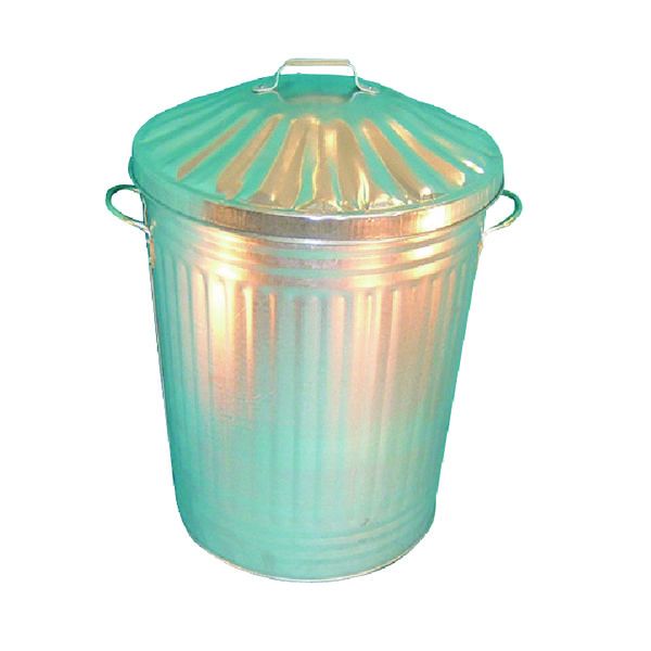 90L Galvanised Dustbin/Lid 344197 image