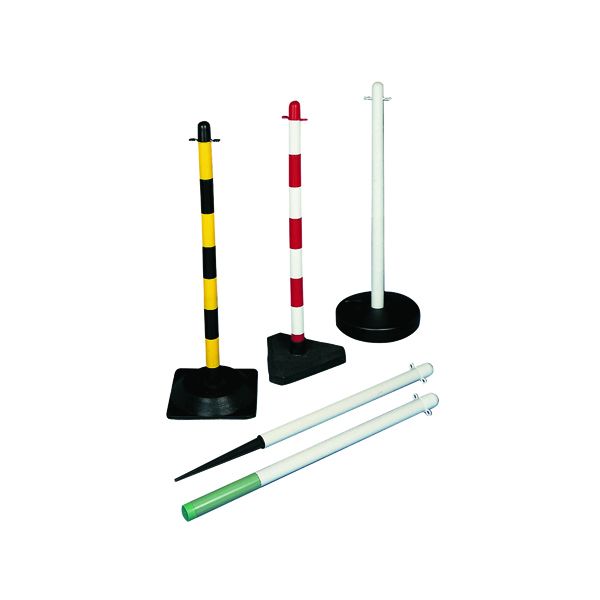 2 Freestanding Posts Rd/Wht 371437 image