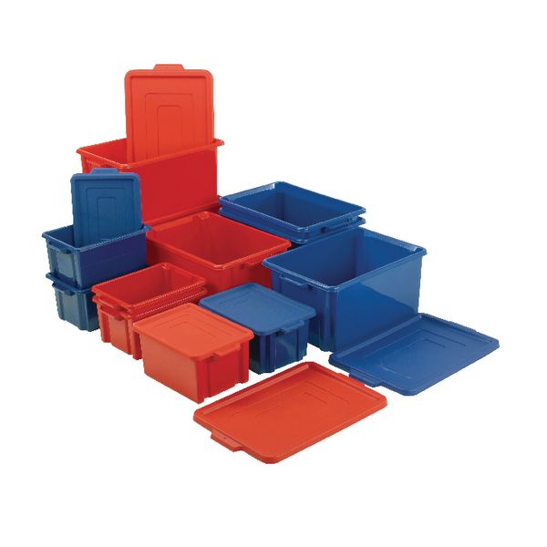 Maxi Blue Plastic Container 374342 image
