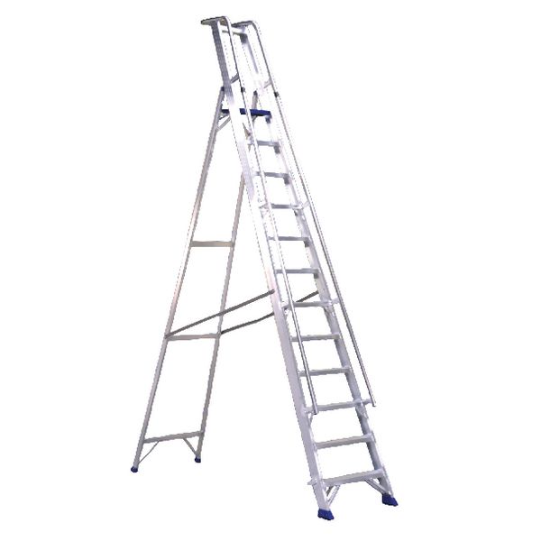 Aluminium 10 Step Ladder/Platform image