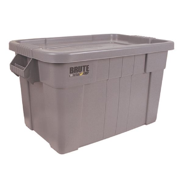 Brute Tote Box/Lid 75L Grey 382216 image