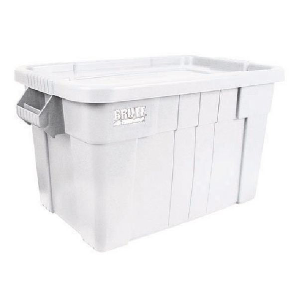 Brute Tote Box/Lid 75L White 382217 image