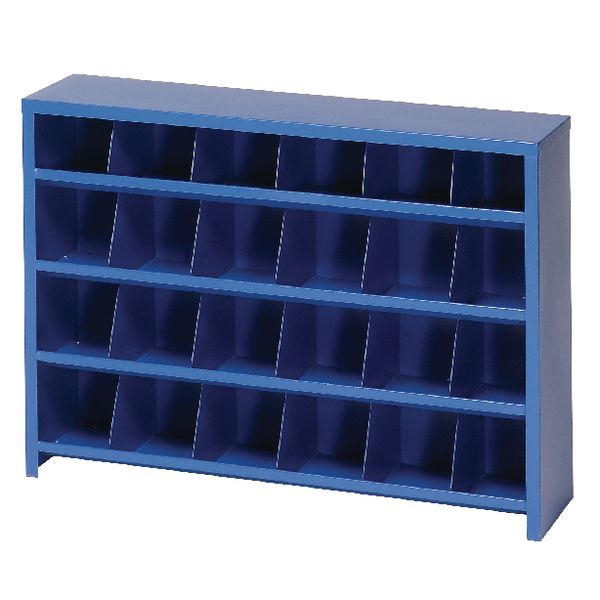 24 Slot Pigeon Hole Unit Blu 383109 image