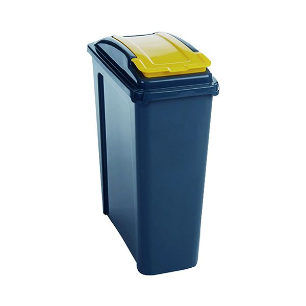 Vfm Recycling Bin 25L Ylw Lid 384283 image