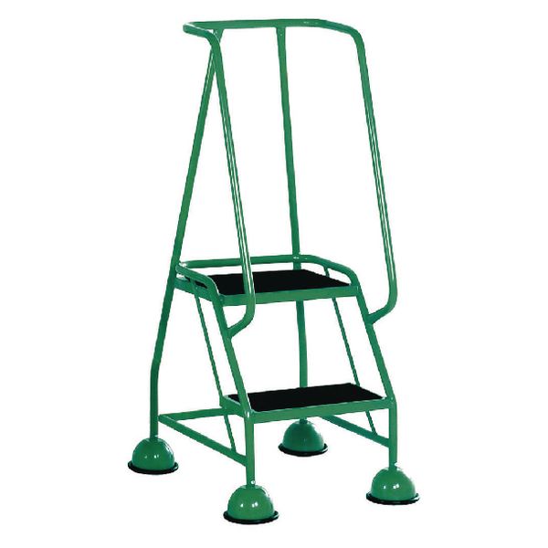 Green 2 Tread Steps Ladder 385132 image