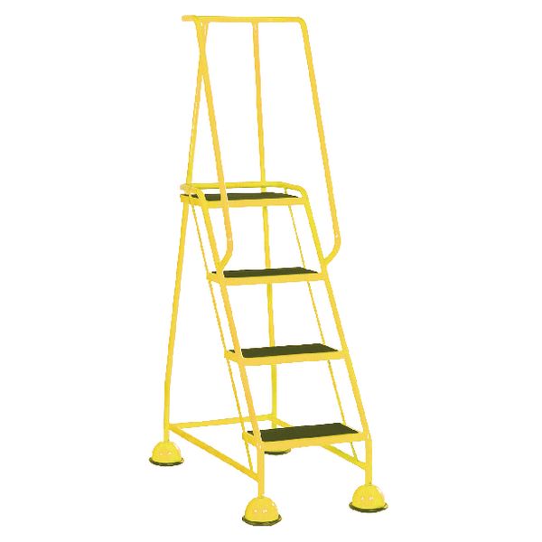 Yellow 4 Tread Step Ladder 385141 image