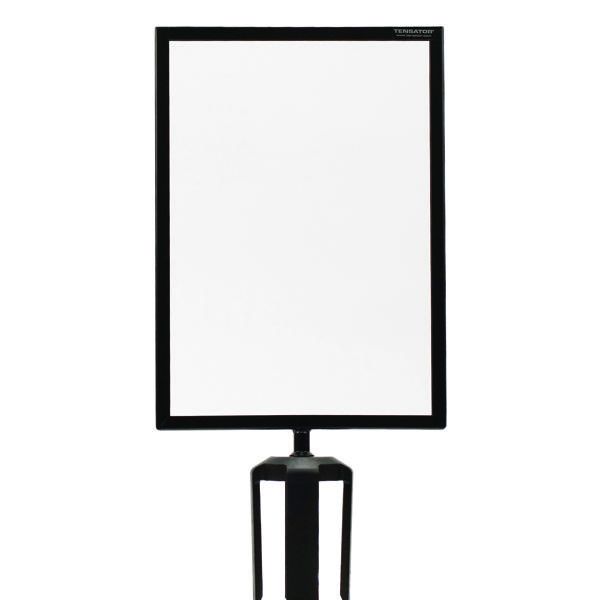 VFM Barrier Sys Sign Holder A4 Blk image
