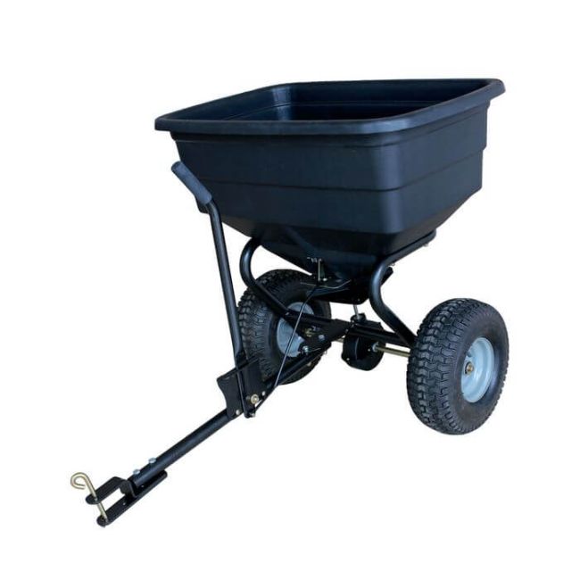 Towable Broadcast Salt Spreader Black 80L 408259 image 1