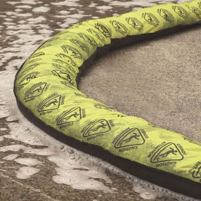 Water Activated Flood Barrier Yellow 100x210mmx1.5m 415365 image 1