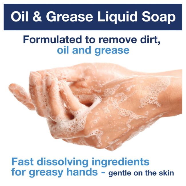 Tork Oil & Grease Liquid Soap (Pack of 6) 424401 image 3