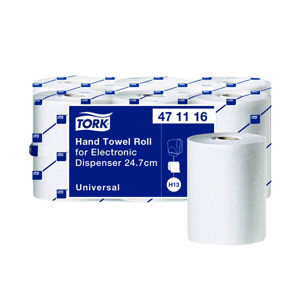 Tork Enmotion White Hand Towels Pk6 image