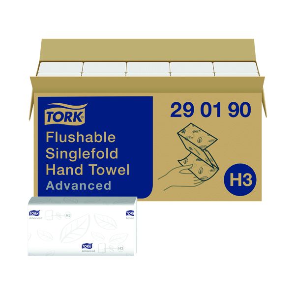 Tork Flushable Hand Towel 2 Ply P15 image