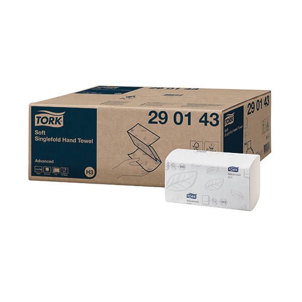 Tork Hand Towel V-Fold 2-Ply Wht P15 image