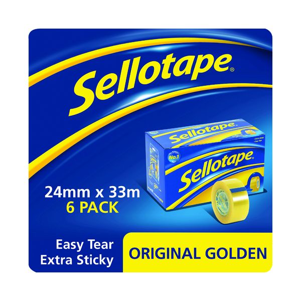 Sellotape Golden Tape 24mmx33m image