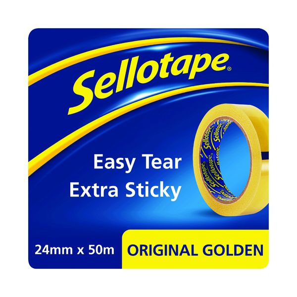 Sellotape Golden Tape 24mmx50m image