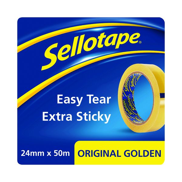 Sellotape Original Golden 24mmx50m image