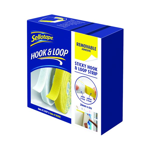 Sellotape Sticky Hook Strip 6m image