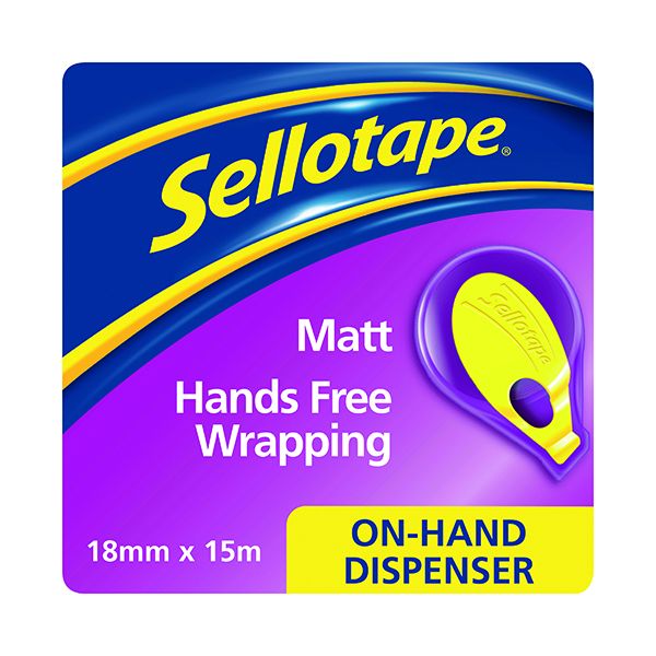 Sellotape On Hand Disp 18mmx15m image