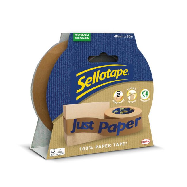 Sellotape Packaging Paper Tape 48mmx50m 2997919 image 2
