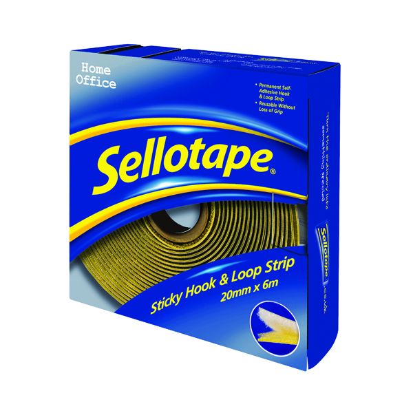 Sellotape Sticky Hook Loop Strip image