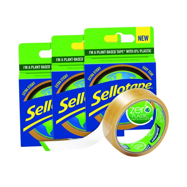 Sellotape Zero Plastic 3 For 2 image