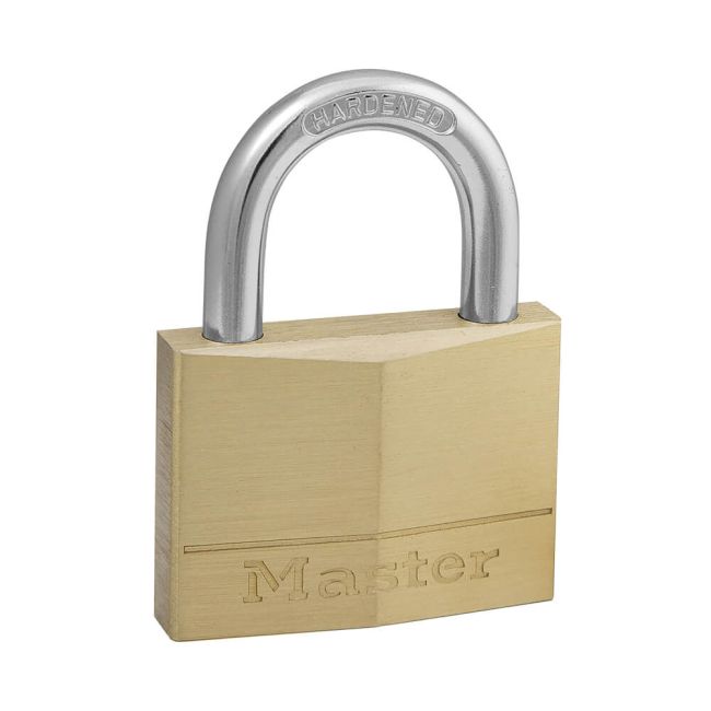 Master Lock 50mm Brass Padlock with 2 Keys 150EURD image 1