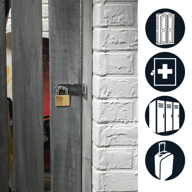 Master Lock 50mm Brass Padlock with 2 Keys 150EURD image 3