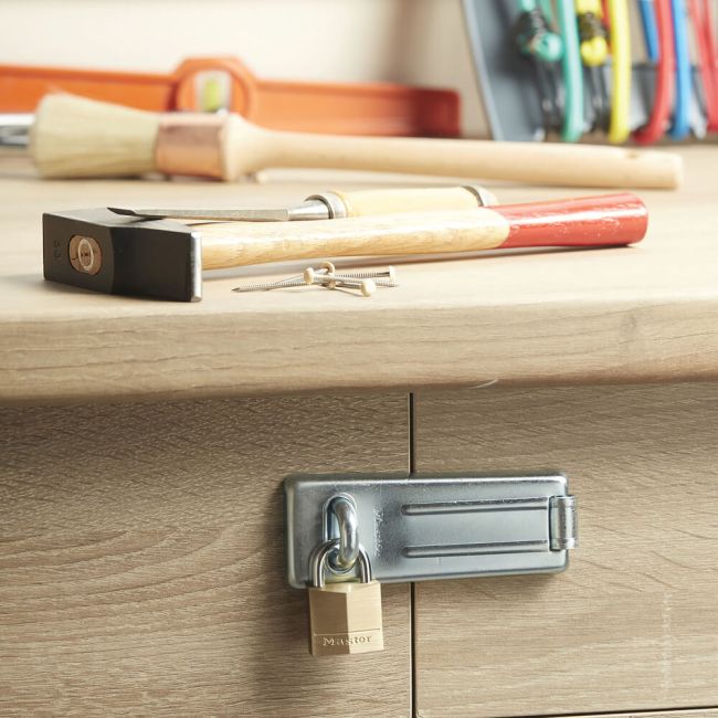 Master Lock 30mm Brass Padlock with 2 Keys (Pack of 2) 130EURT image 4