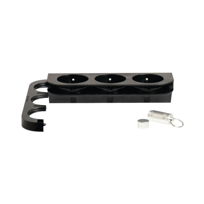 M System Black Triple Bracket 165x50x85mm (Pack of 2) SUPCJSI008A image 1