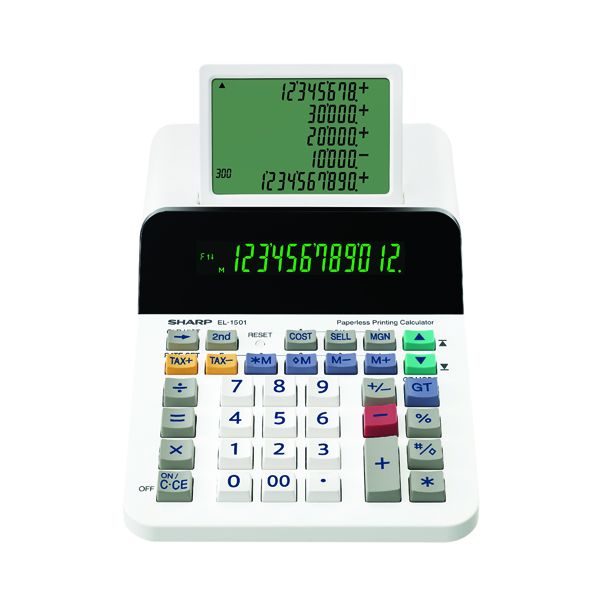 Sharp EL1501 Paprless Printing Calc image