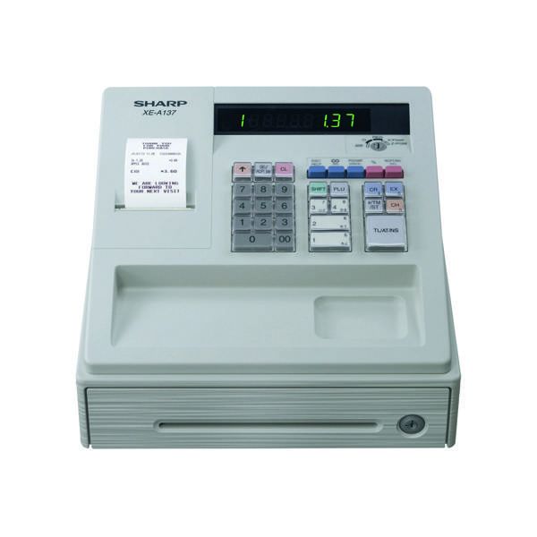 Sharp Cash Register White Xea137Wh image