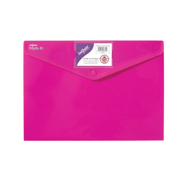 Snopake Polyfile ID A4 Polypropylene Bright Assorted (Pack of 5) 12565 image 3