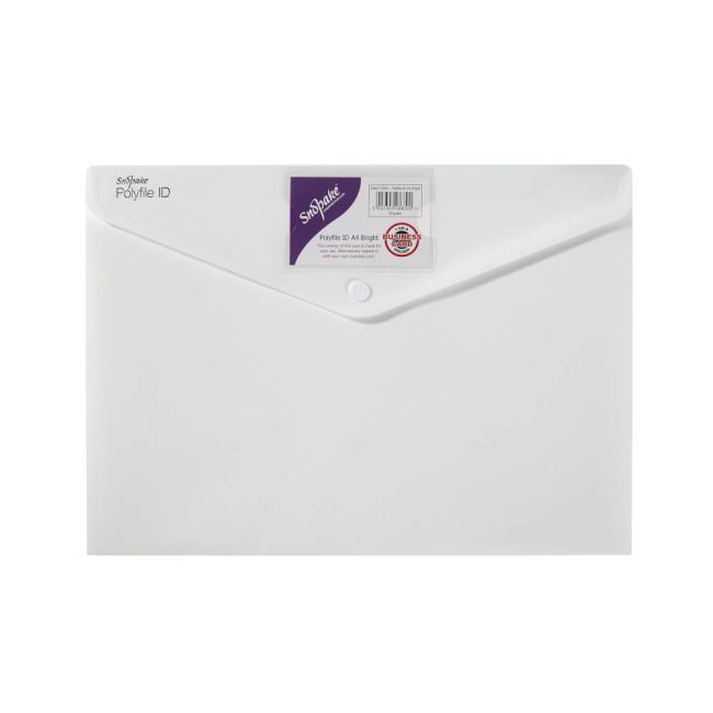 Snopake Polyfile ID A4 Polypropylene Bright Assorted (Pack of 5) 12565 image 5