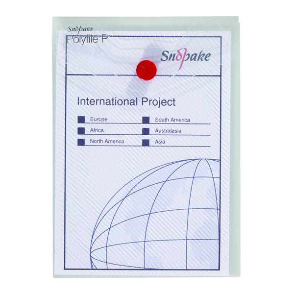Snopake Polyfile Wlt A6 Clear 13293 image