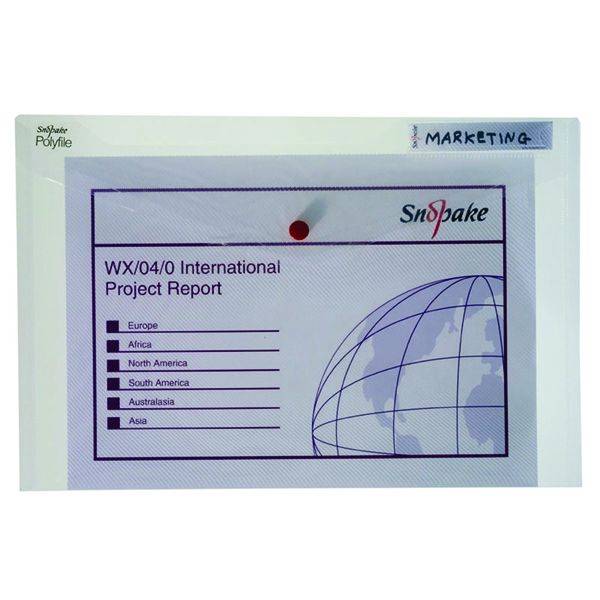 Snopake Polyfile F/C Clear image