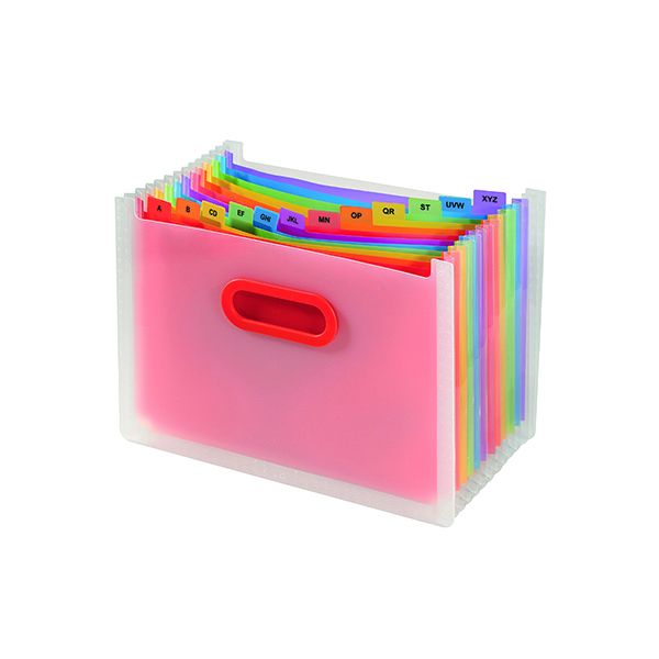 Snopake Rainbow A4 13Pt Dsk Expander image