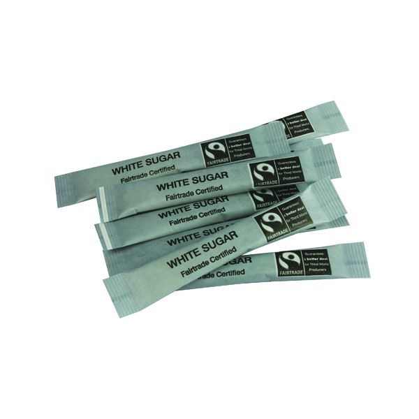 Fair Trade White Sugar Sticks Pk1000 image