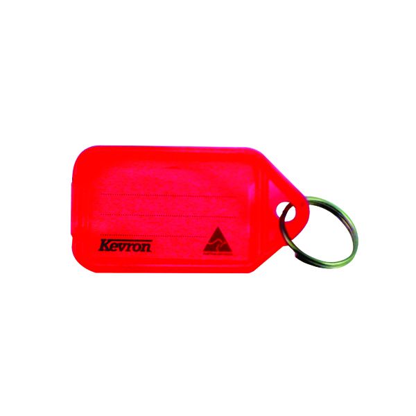 Kevron Clicktag Plastic Red Pk100 image