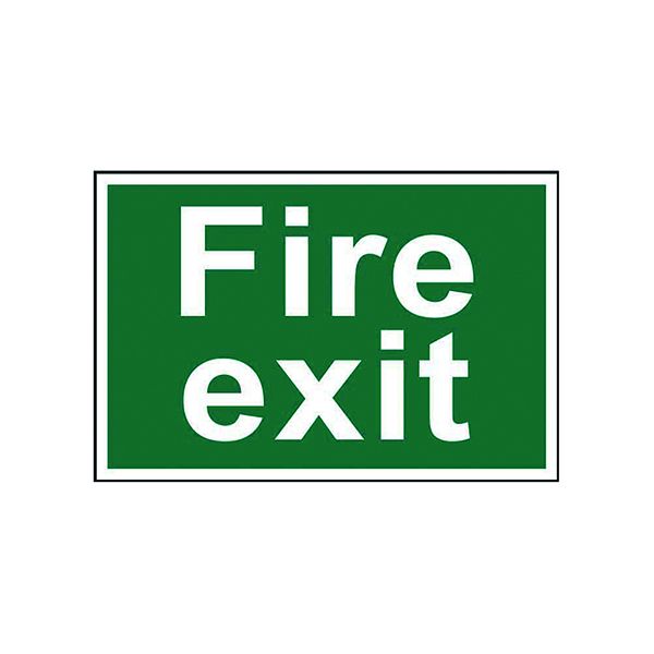 Spectrum Fire Exit Sign Text image
