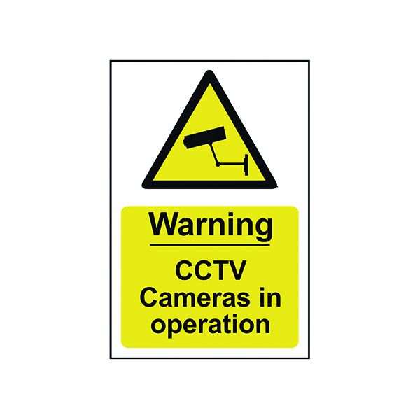 Spectrum Warning CCTV Camera Sign image