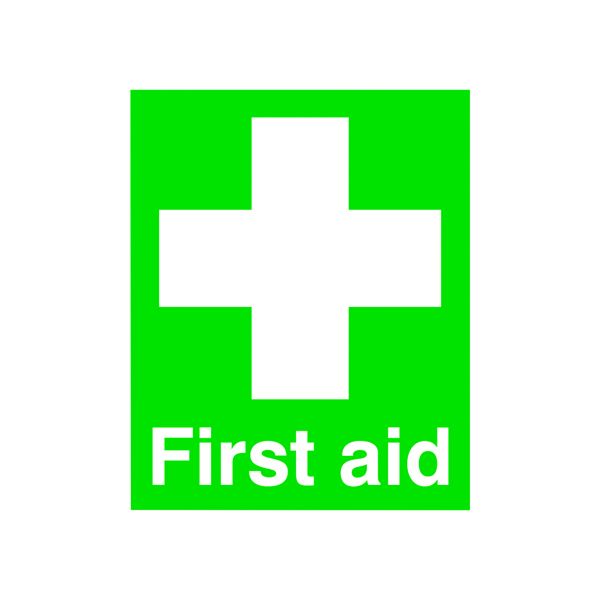 Signslab 100X250 First Aid Pvc image