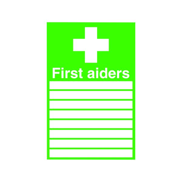 Signslab 300X200 First Aiders S/A image