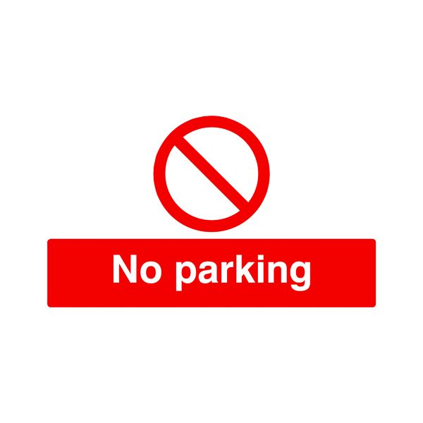 Signslab No Parking Pvc Ml01929R image